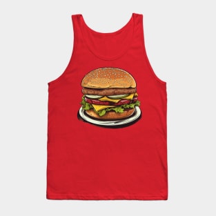 Burger Tank Top